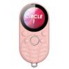itel Circle 1 Mobile Phone - Unique Round Screen, 500mAh Battery, 1.32" Display, BT Call | Rose Gold