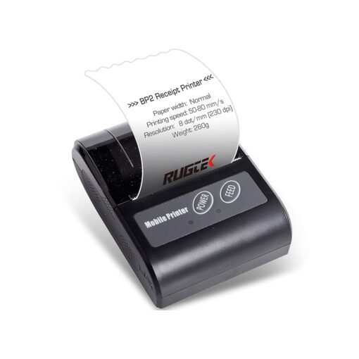 Rugtek BP02 Portable Bluetooth Thermal Printer