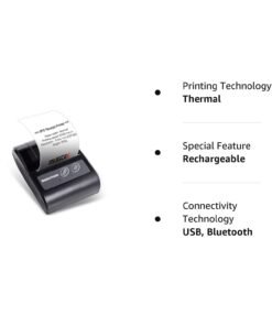 Rugtek BP02 Portable Bluetooth Thermal Printer