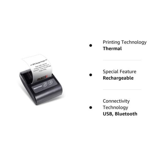 Rugtek BP02 Portable Bluetooth Thermal Printer