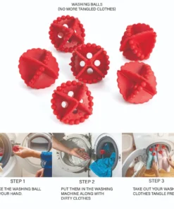 Laundry Washing Ball (6pcs) – Eco-Friendly Detergent-Free Washing Solution 2 02194a75 69d1 4595 bf6e d1c8cdb841fe