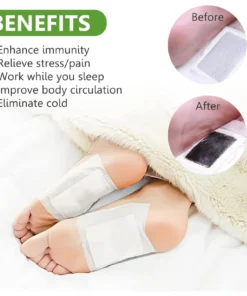 Detox Foot Pads with Ginger & Salt – 10pcs (White, Free Size) 5 02 ccf301c9 5065 4dda 8dee 5aaeeba9519f