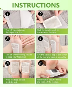 Detox Foot Pads with Ginger & Salt – 10pcs (White, Free Size) 3 04 5270a73c 24f8 43fc 91b7 be3ff4f75112