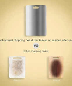 Premium Stainless Steel Cutting Board for Kitchen (31×20 cm, 1 Pc)