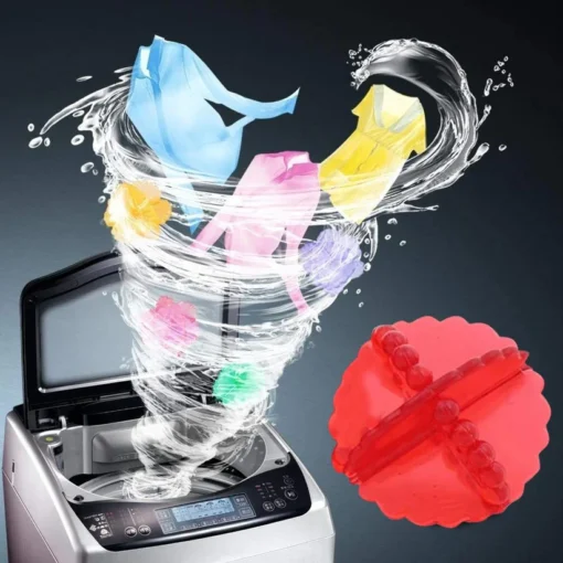laundry washing ball 6pcs – reusable eco-friendly detergent-free washer solution
